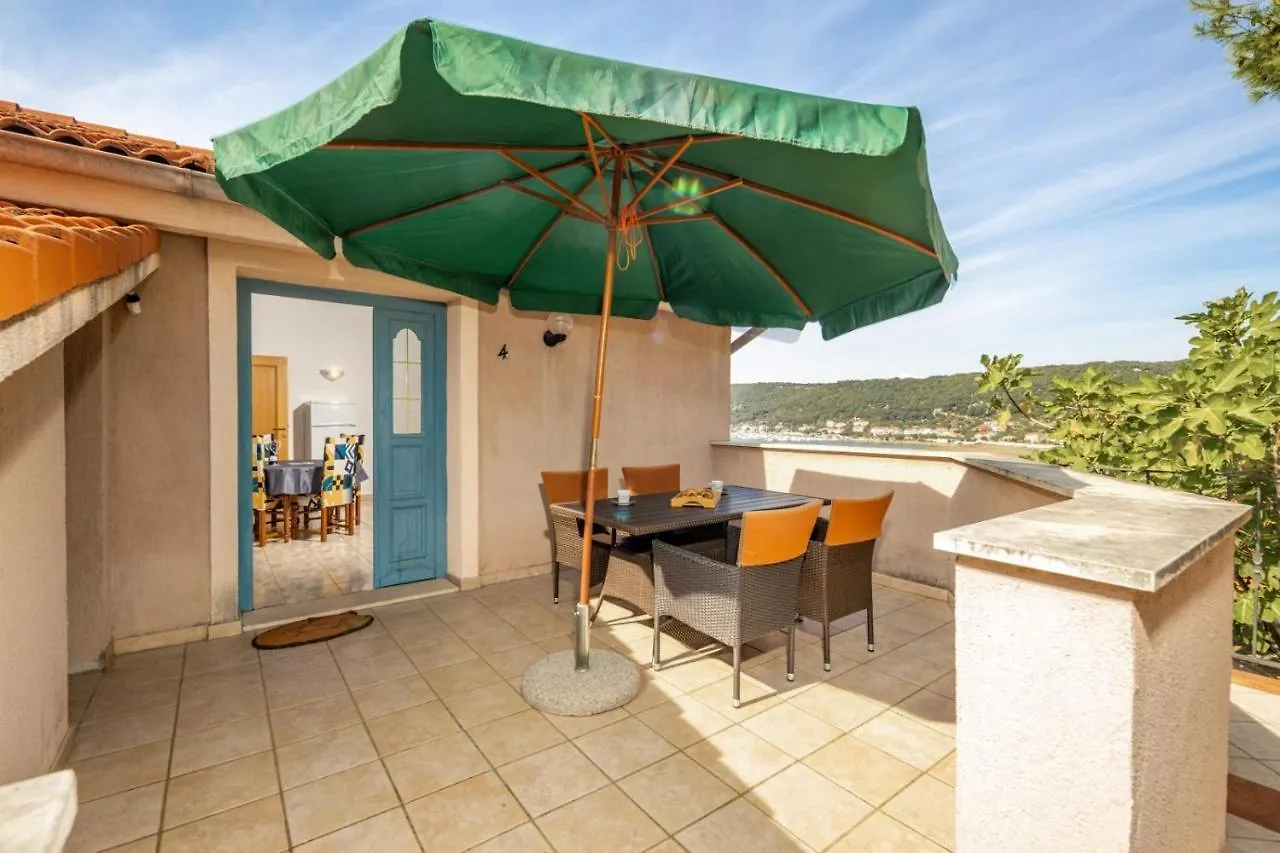 Apartment In Supetarska Draga With Sea View, Balcony, Air Conditioning, Wifi 3321-4